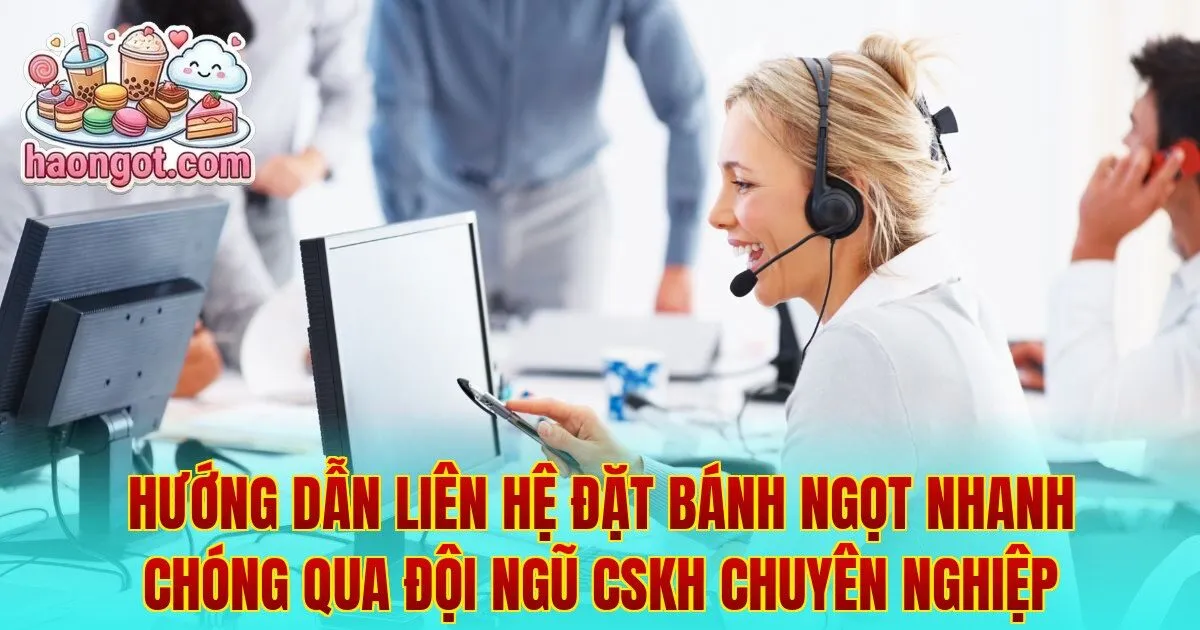 Hướng dẫn liên hệ đặt bánh ngọt nhanh chóng qua đội ngũ CSKH chuyên nghiệp