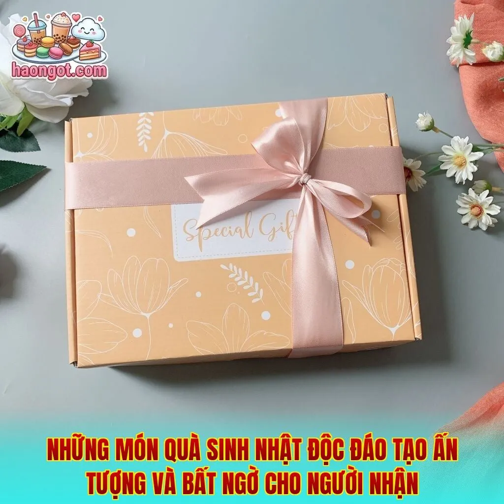 Những món quà sinh nhật độc đáo tạo ấn tượng và bất ngờ cho người nhận