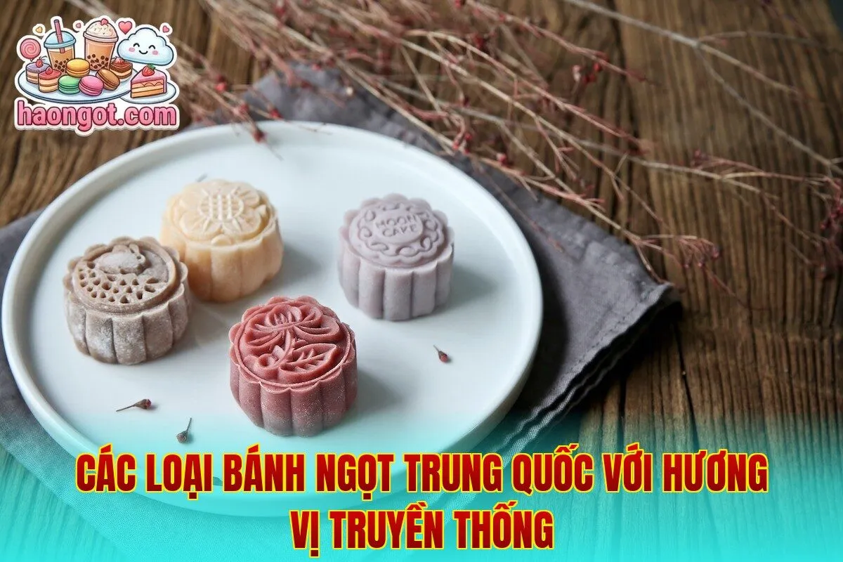 Các loại bánh ngọt Trung Quốc với hương vị truyền thống