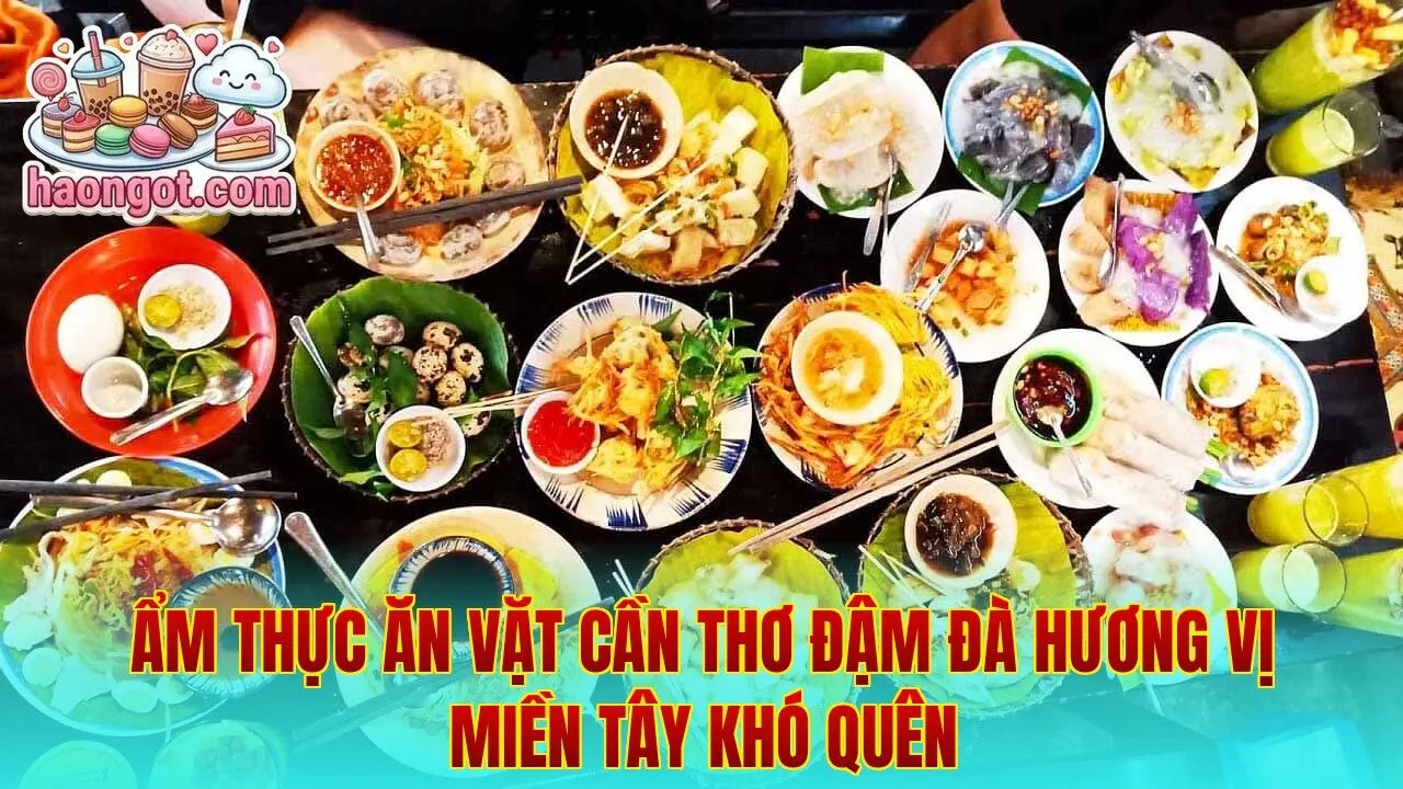 Ẩm thực ăn vặt Cần Thơ đậm đà hương vị miền Tây khó quên