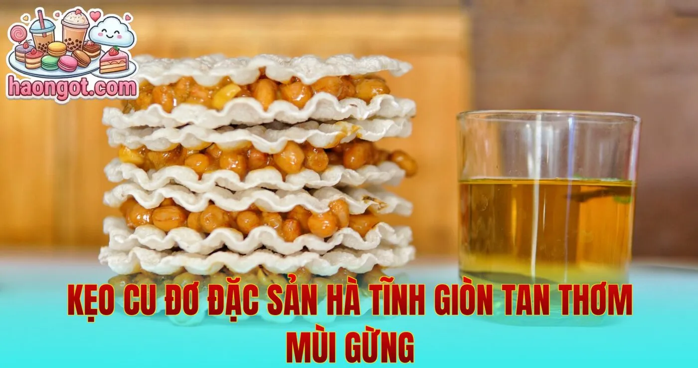 Kẹo Cu Đơ Đặc Sản Hà Tĩnh Giòn Tan Thơm Mùi Gừng