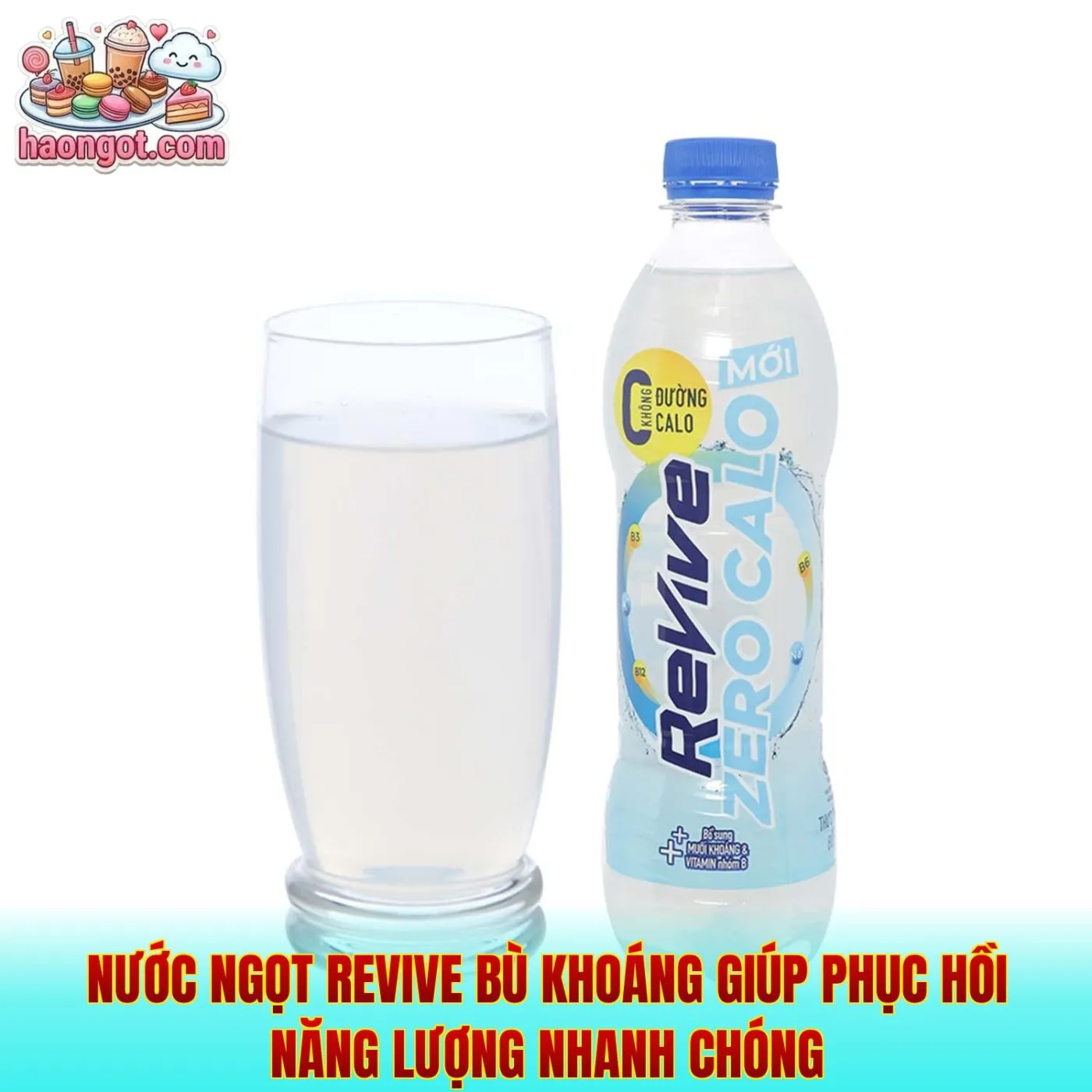 Nước ngọt Revive bù khoáng giúp phục hồi năng lượng nhanh chóng