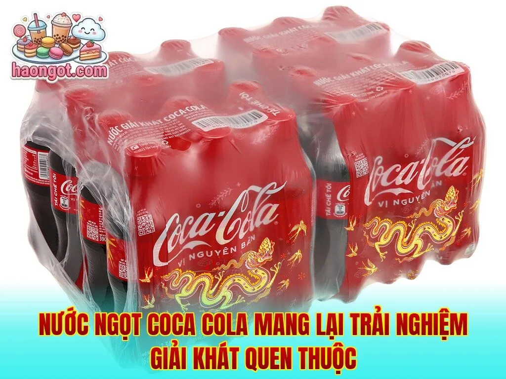 Nước ngọt Coca Cola mang lại trải nghiệm giải khát quen thuộc