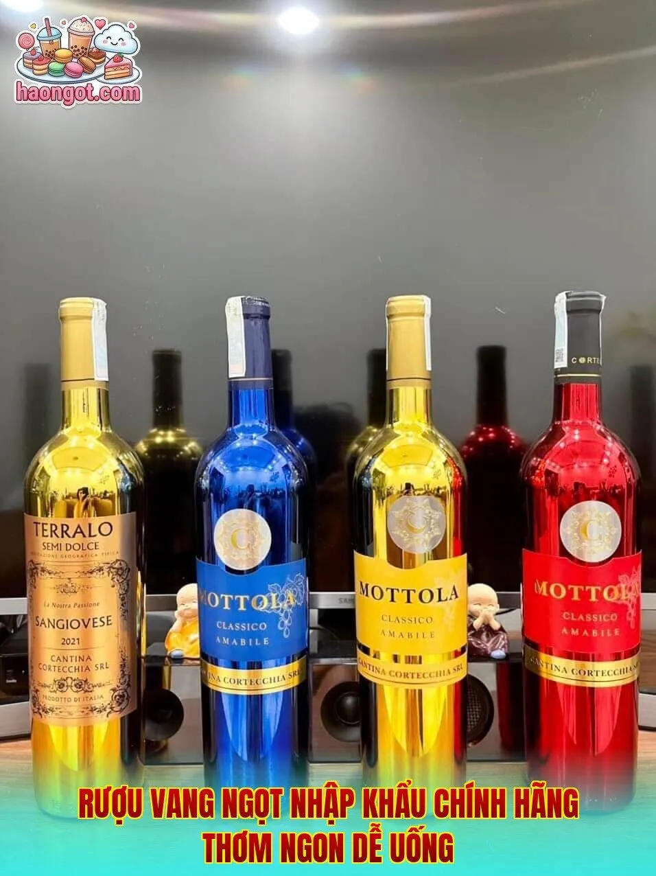 Rượu Vang Ngọt Nhập Khẩu Chính Hãng Thơm Ngon Dễ Uống
