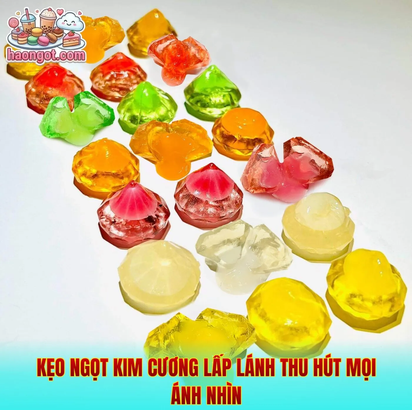 Kẹo Ngọt Kim Cương Lấp Lánh Thu Hút Mọi Ánh Nhìn